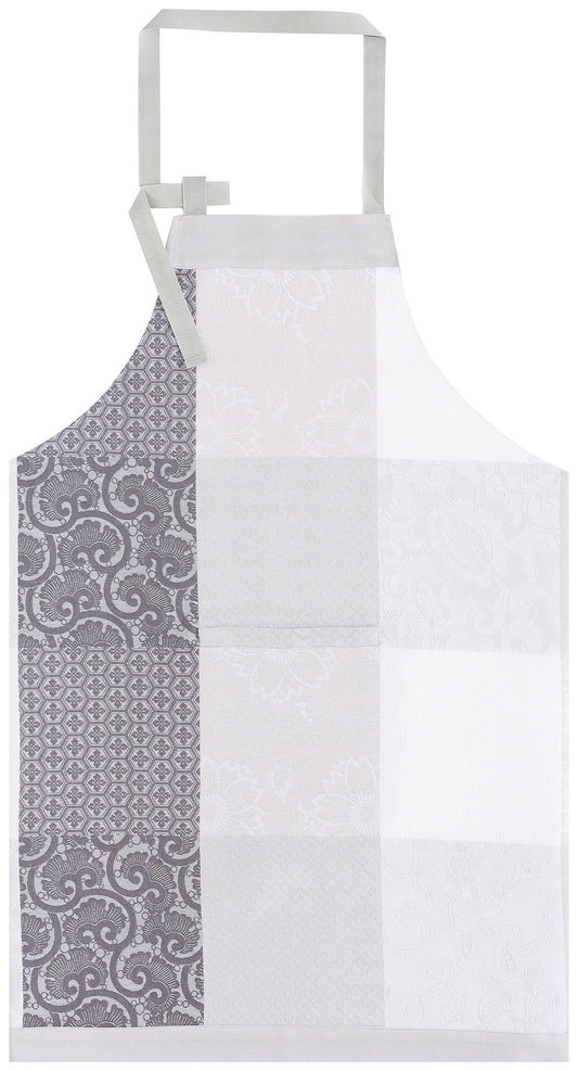 Fleurs de Kyoto Mist Grey Apron - r. h. ballard shop