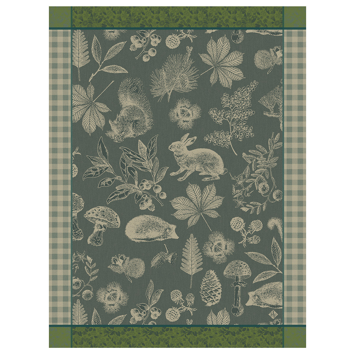 Dans Les Bois Tableau Green Towel