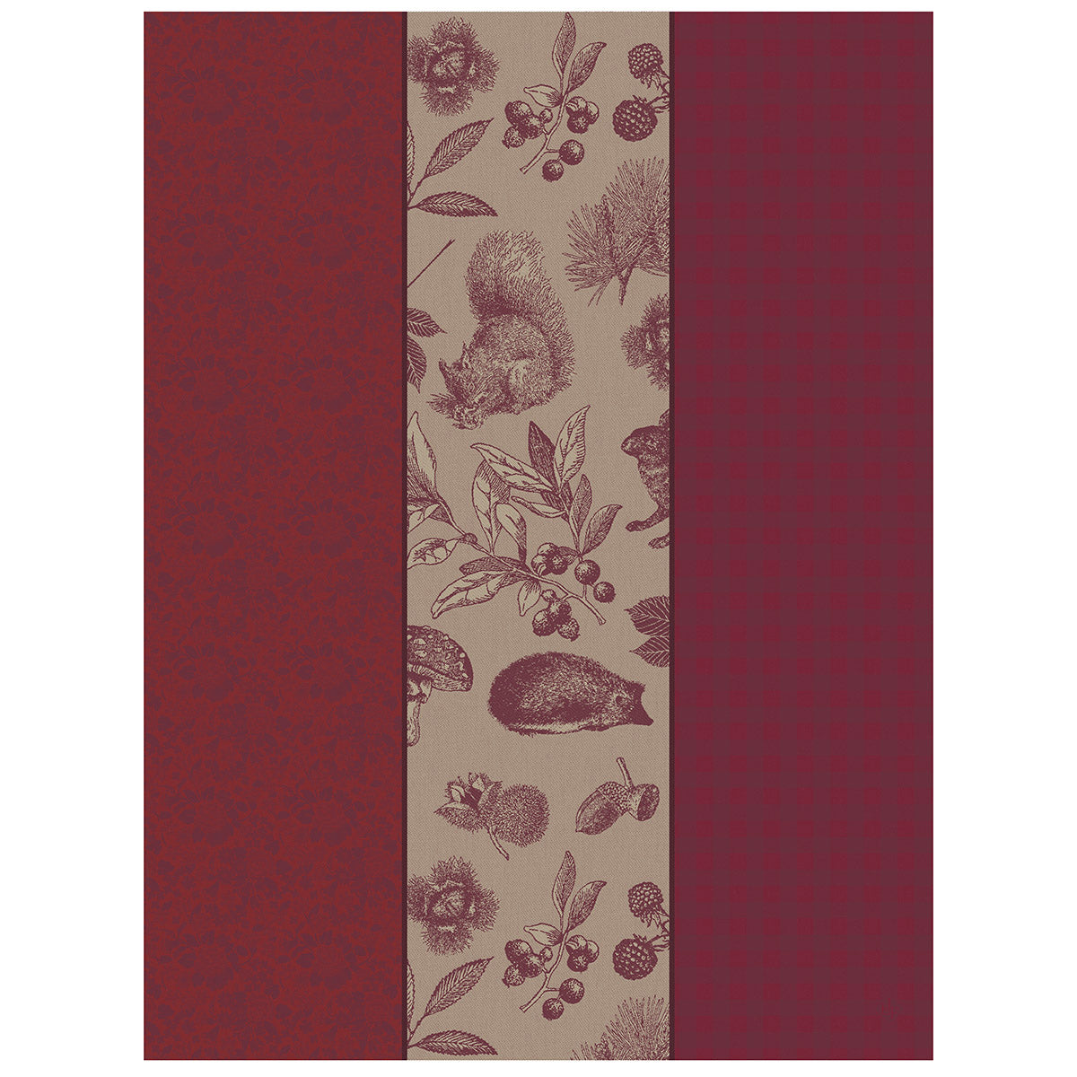 Dans Les Bois Tryptique Red Towel