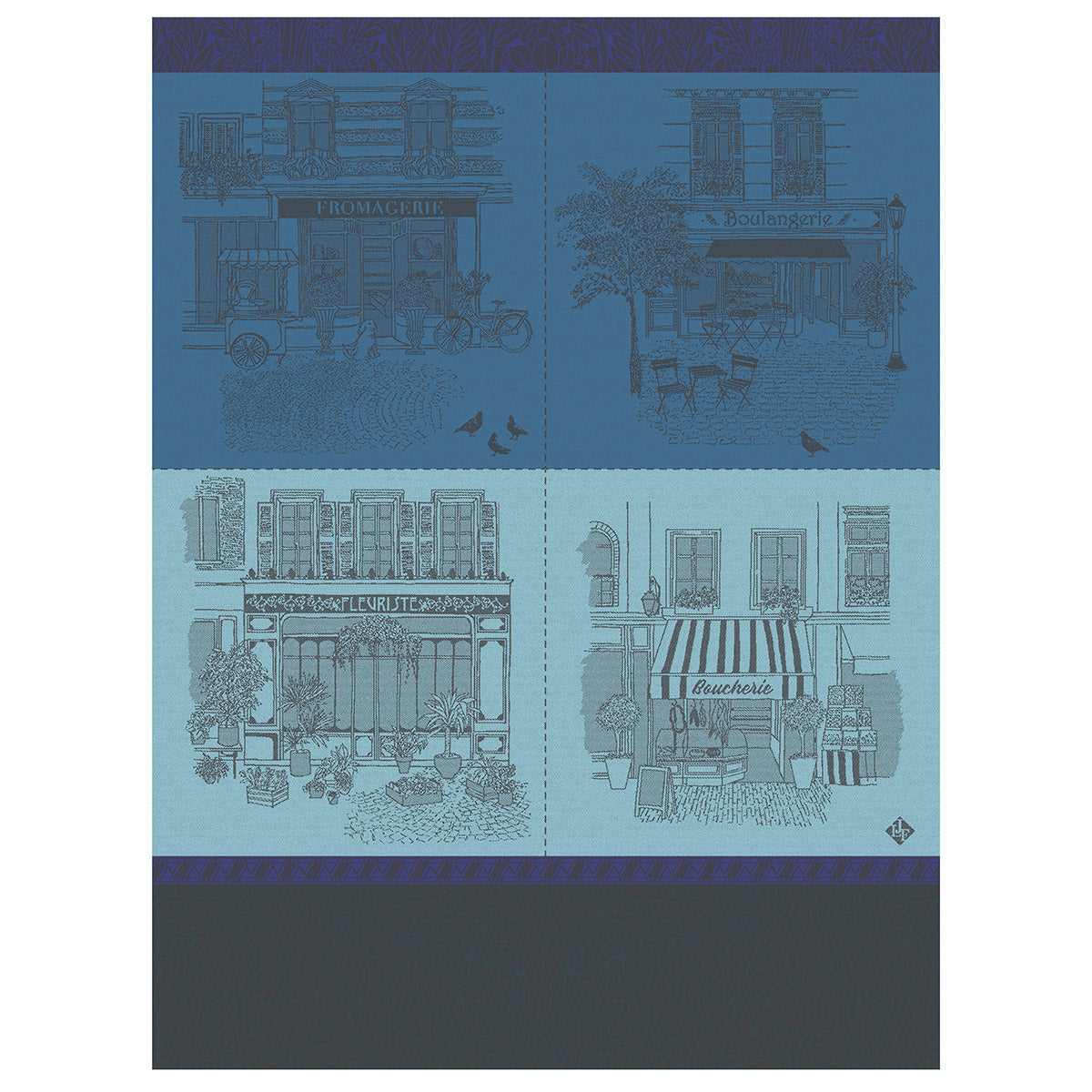 Devantures Blue Towel