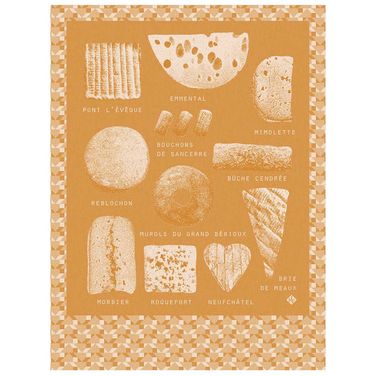 Fromages Orange Towel