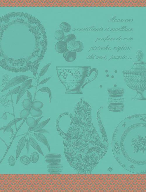 Macarons Mint Towel - r. h. ballard shop