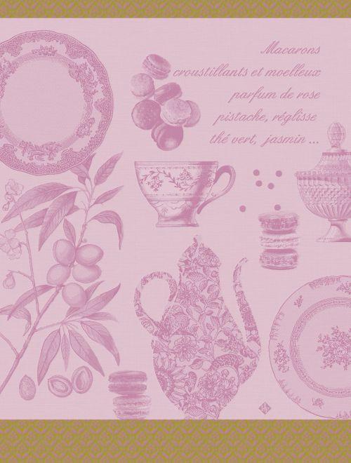 Macarons Pink Towel - r. h. ballard shop