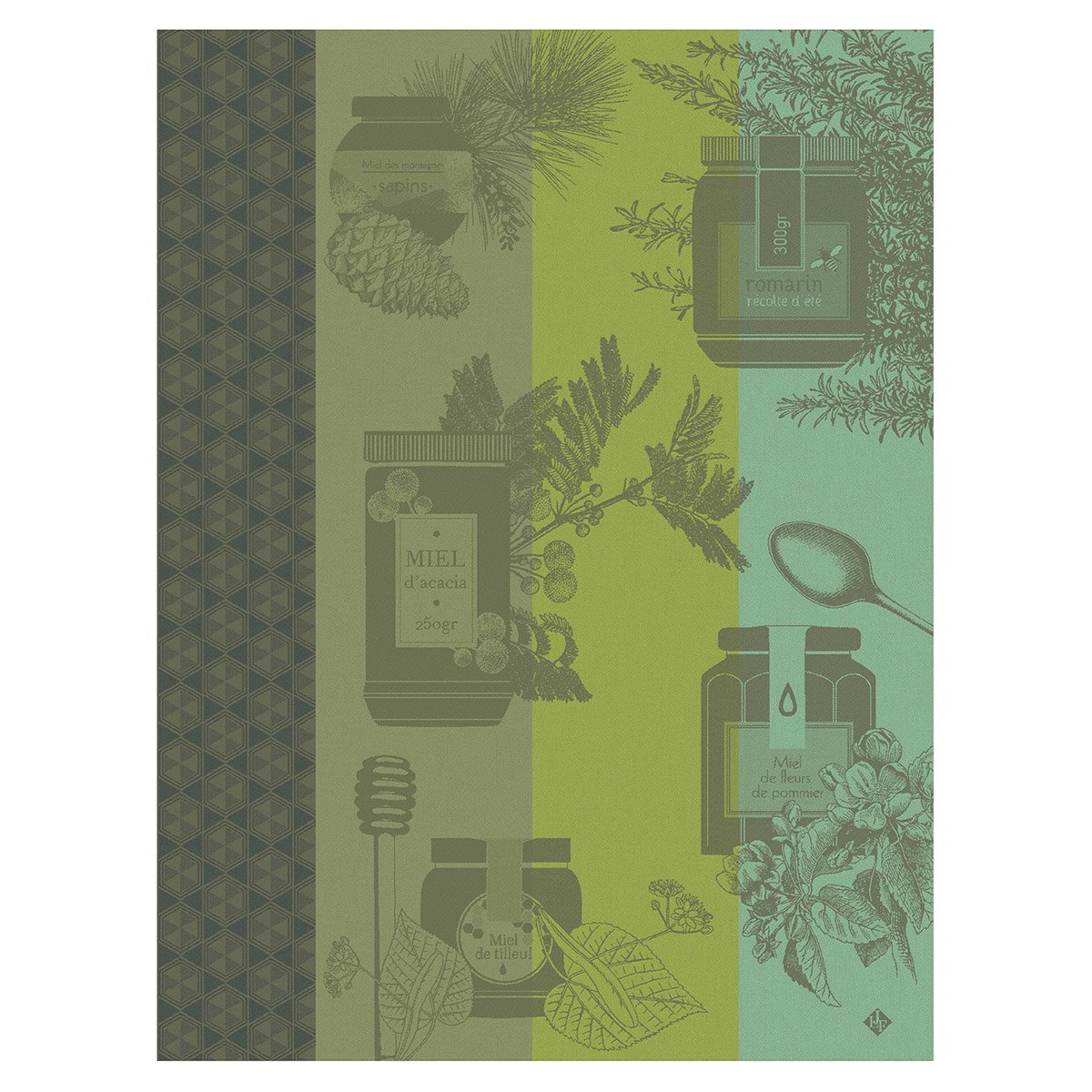 Miel en Pot Green Towel
