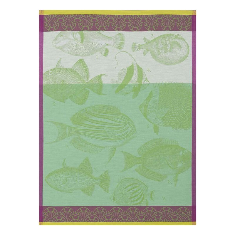 Moorea Green Towel - r. h. ballard shop