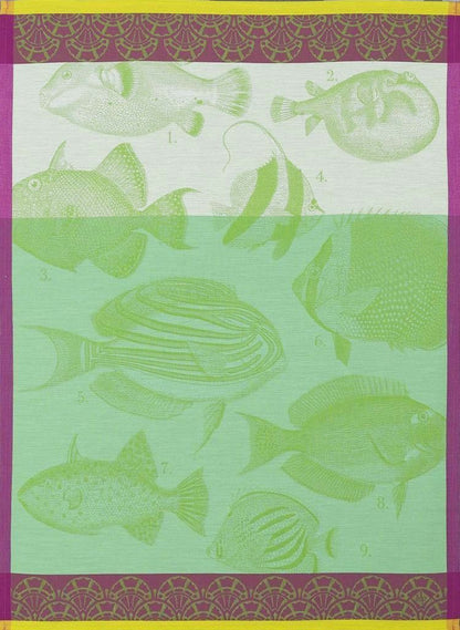 Moorea Green Towel - r. h. ballard shop