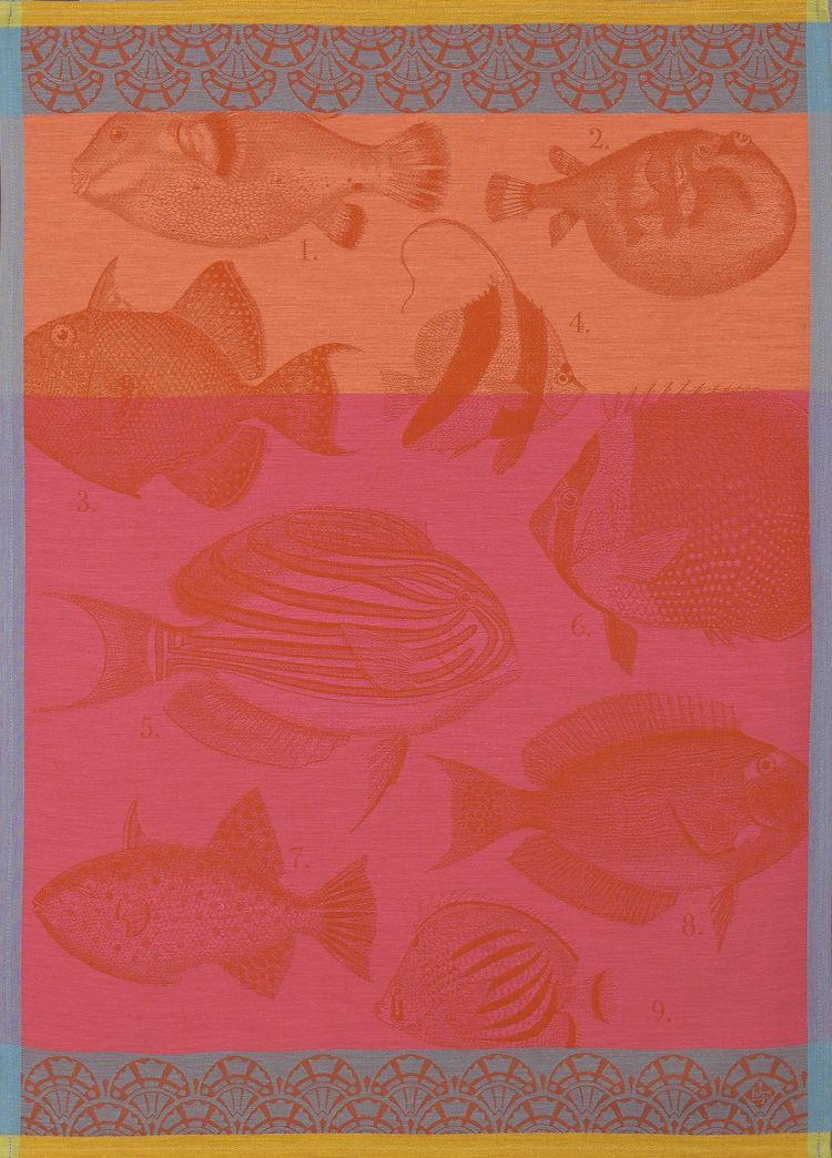 Moorea Coral Towel - r. h. ballard shop