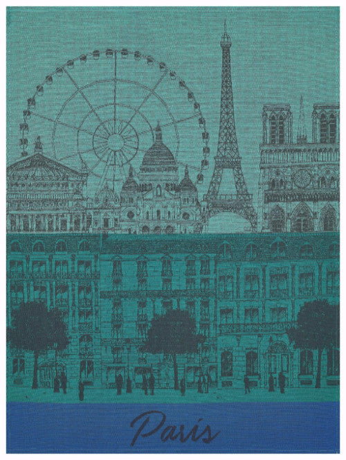 Paris Panorama Garden Towel - r. h. ballard shop